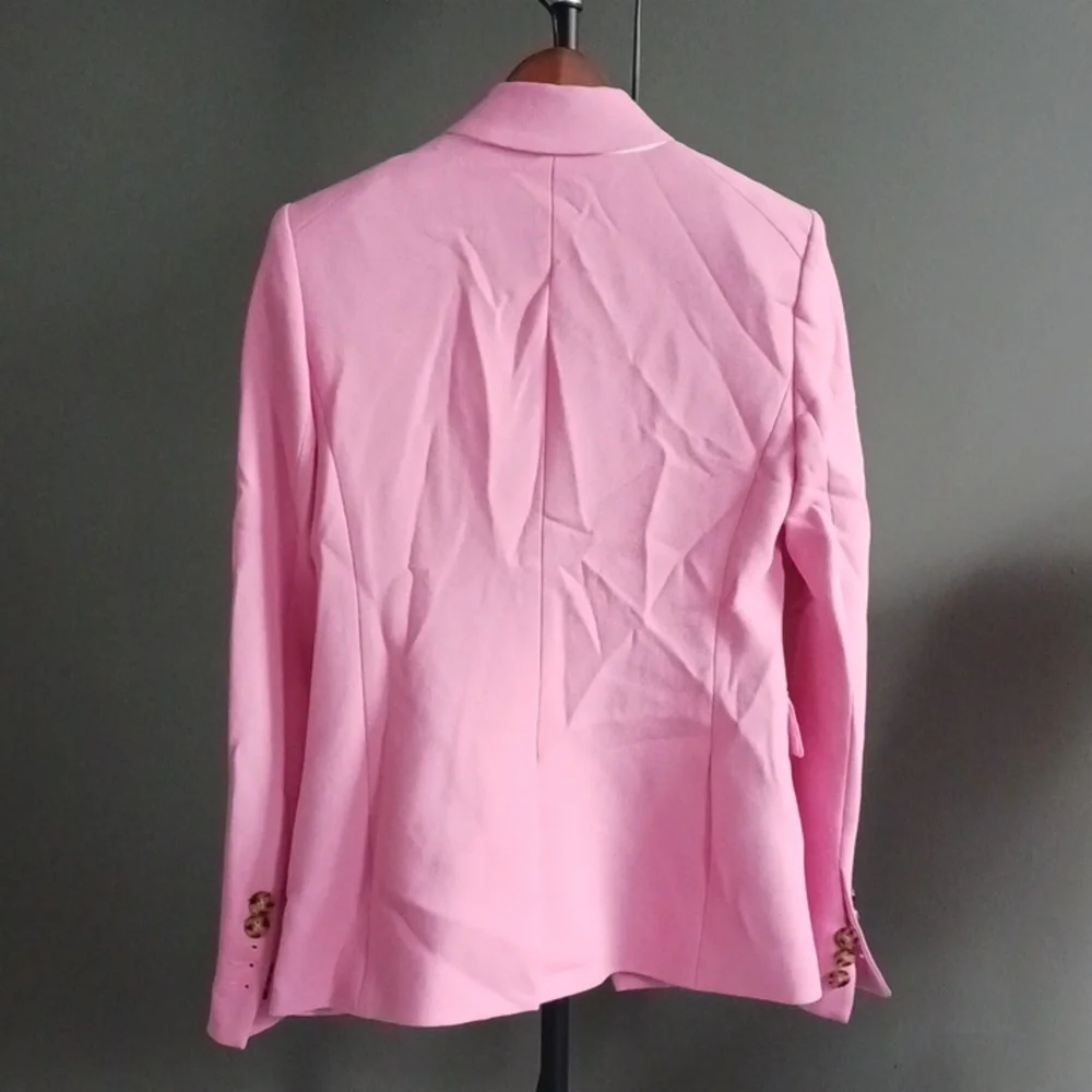 Veronica Beard Miller Dickey Blazer Pink | size 4 - Picture 5 of 11